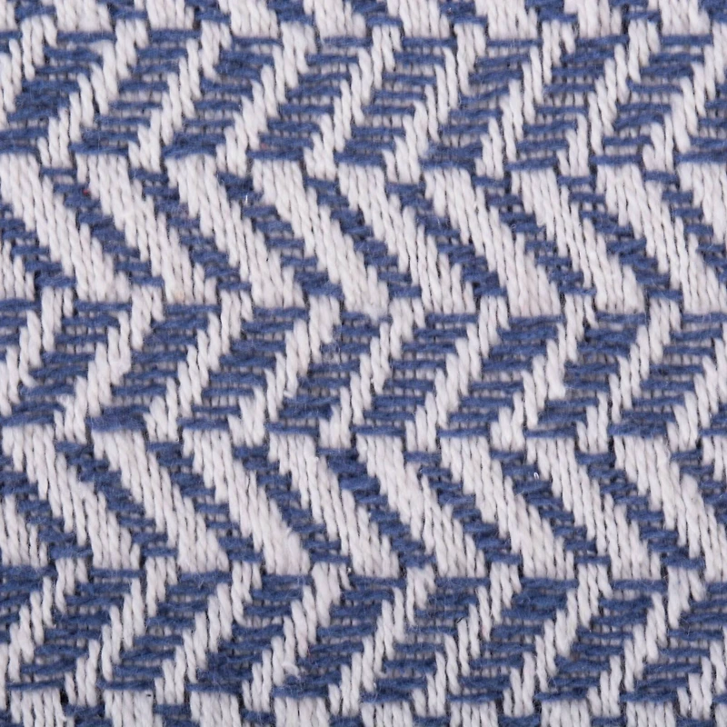 DII® French Blue Herringbone Chevron Throw