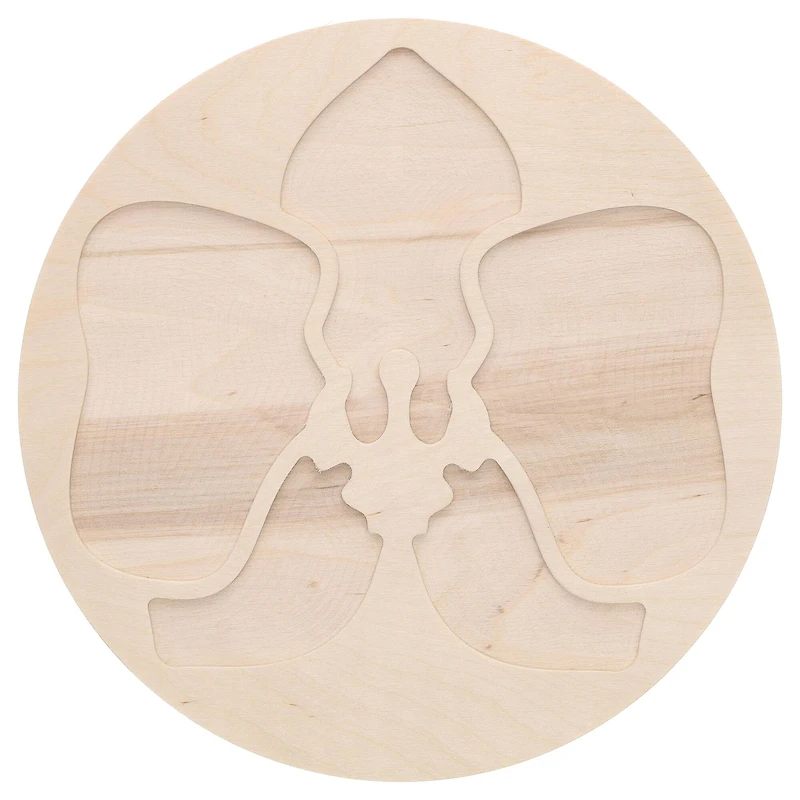 Leisure Arts® 10" Circle with Orchid Welled Wood Surface