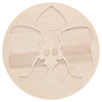 Leisure Arts® 10" Circle with Orchid Welled Wood Surface