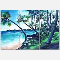 Designart - Tropical Beach In Summer Paradise