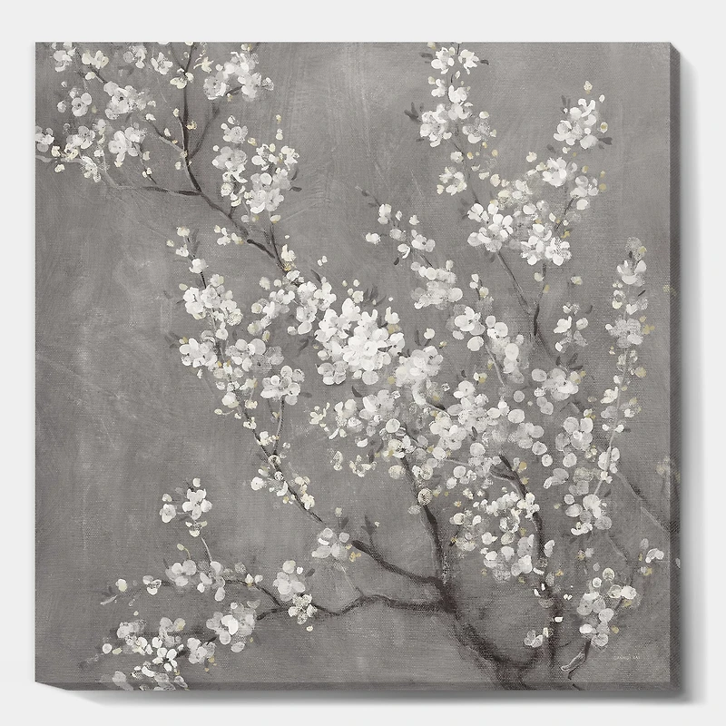 Designart - White Cherry Blossoms II