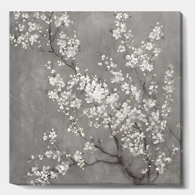 Designart - White Cherry Blossoms II