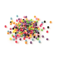12 Pack: 1lb. Opaque Pony Beads by Creatology™, 4mm x 7mm