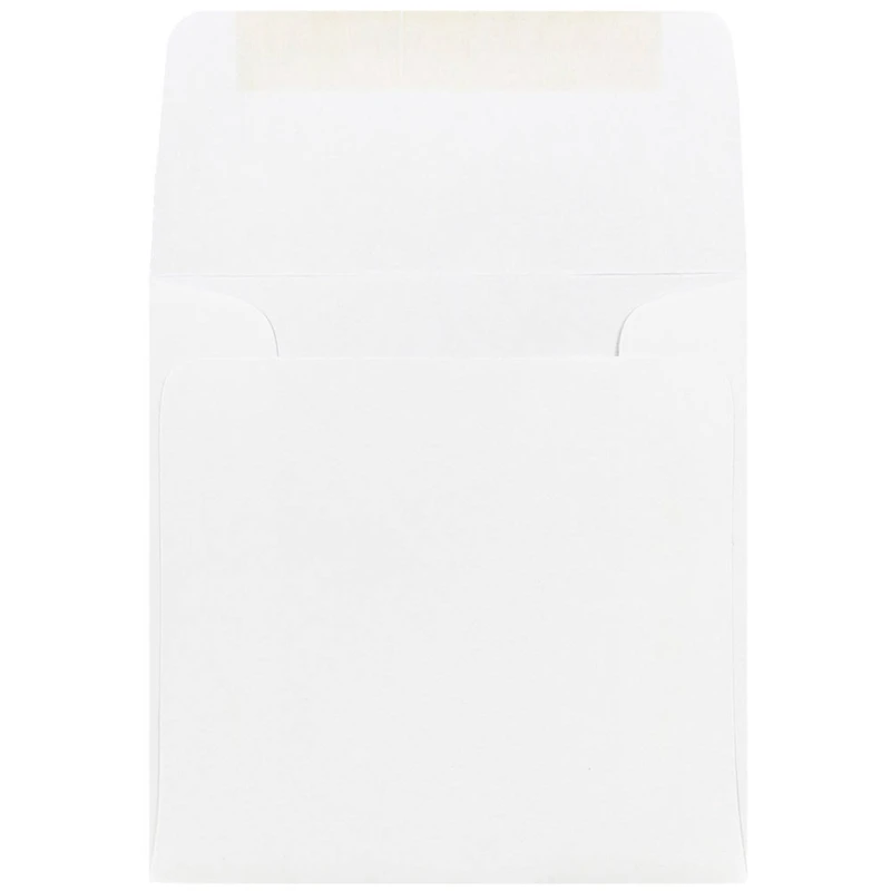 JAM Paper 4.5" White Square Invitation Envelopes
