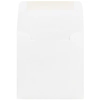 JAM Paper 4.5" White Square Invitation Envelopes