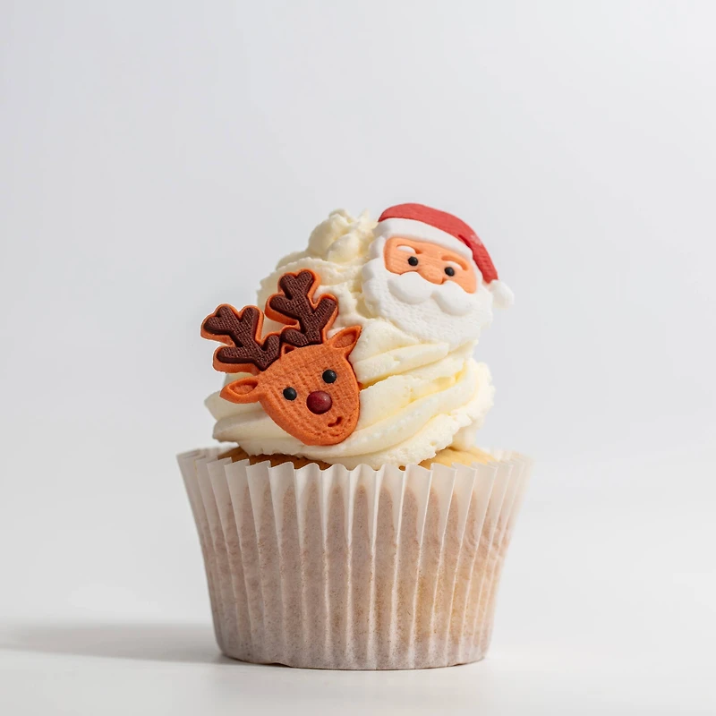 PME Cake Sweet Street® Jumbo Santa & Rudolph Icing Decorations