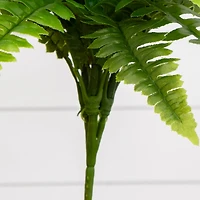 19" UV-Resistant Artificial Boston Ferns, 2ct.