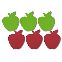 6.5" Red & Green Apple Foam Shapes, 35ct. by Creatology™