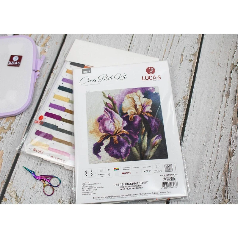 Luca-S Iris Burgermeister Counted Cross Stitch Kit