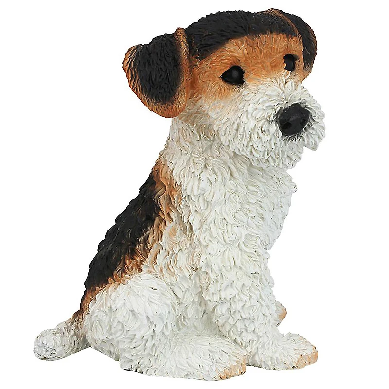 Design Toscano 9" Fox Terrier Puppy Dog Statue