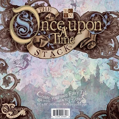 DCWV® Once Upon A Time 12" x 12" Single-Sided Cardstock Paper, 48 Sheets