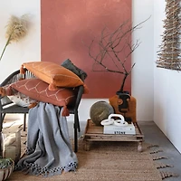 Hello Honey® 10" Gray Natural Slate Vase