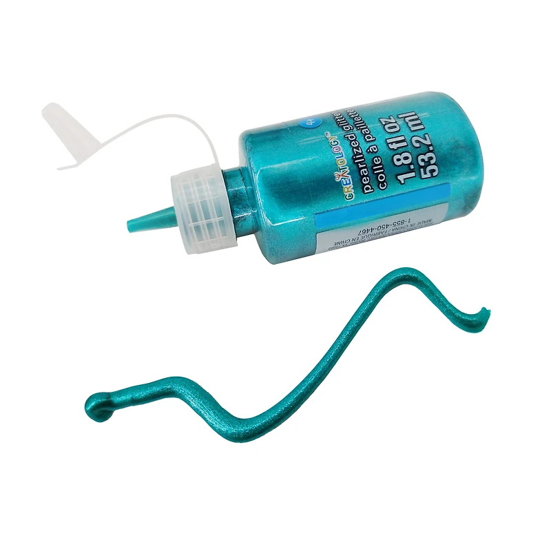 1.8oz. Turquoise Pearlized Glitter Glue by Creatology™