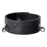 Embossed Black Faux Leather Bracelet by Bead Landing™