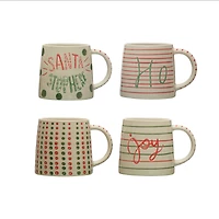 Hello Honey® Christmas Stoneware Mug Set