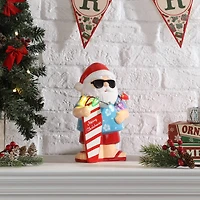 10" Ceramic Beach Santa