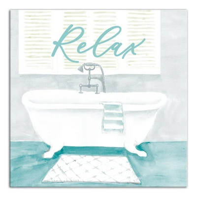 Relax 16" x 16" Canvas Wall Art