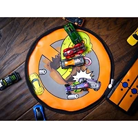 Tara Toy ZipBin Hot Wheels Wheelie Track Pack & Racetrack Mat