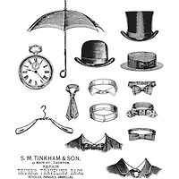 Stampers Anonymous Tim Holtz® Distinguished Cling Stamps