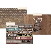 Teacher Created Resources Farmhouse Chic File Folders, 2 Packs of 12