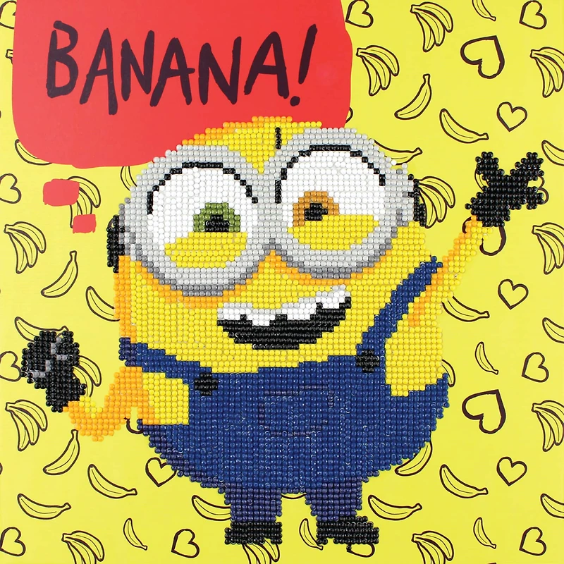 Camelot® Dots Minion Banana Dotz Box Diamond Painting Kit