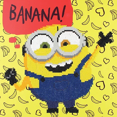 Camelot® Dots Minion Banana Dotz Box Diamond Painting Kit