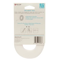 8 Pack: VELCRO® Brand ONE-WRAP® White Roll, 12ft.