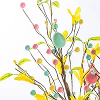 Glitzhome® 28" Easter Berries, Eggs & Leaves Picks Set