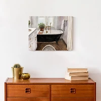 Bath Tub Scene 14" x 11" Canvas Wall Art