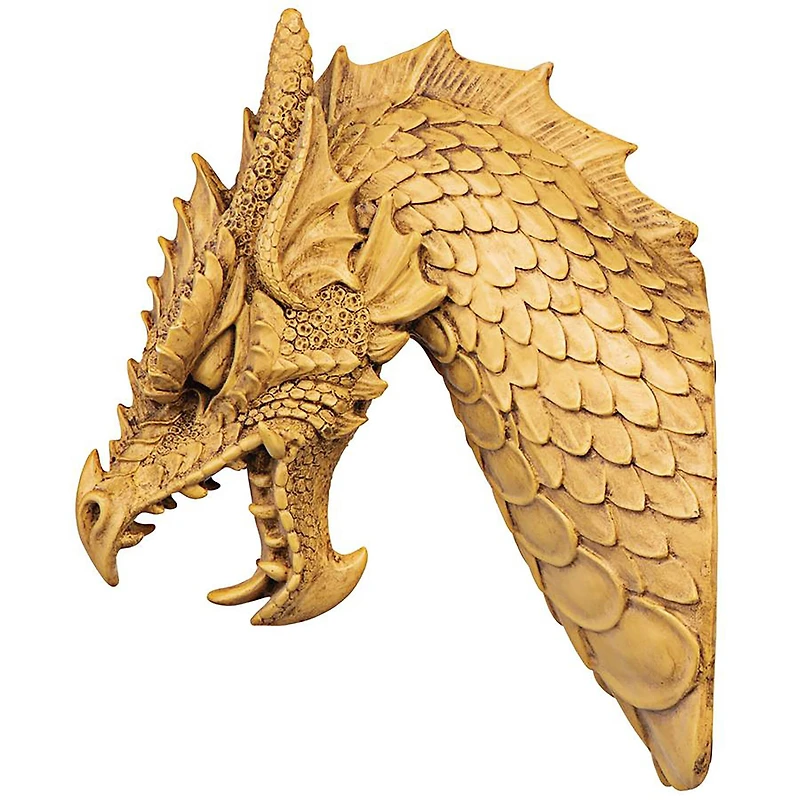 Design Toscano 15.5" Head of the Beast Dragon Wall Sculpture