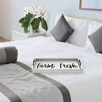 Elegant Designs™ 15.5" Farm Fresh Serving Tray with Handles