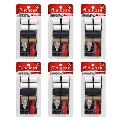 SINGER® Neutral Basics Hand Sewing Polyester Thread Spools, 12ct.