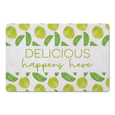 Delicious Happens Here 27" x 18" Floor Mat