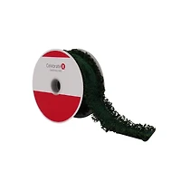 1.5" x 9ft. Green Knit Ribbon by Celebrate It®