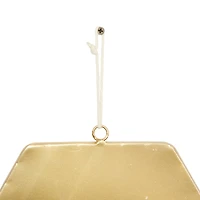 Gold Metal Contemporary Hanging Wall Mirrors Set 