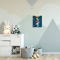 Stupell Industries Our Solar System Facts Kid's Educational Illustration Wood Wall Plaque