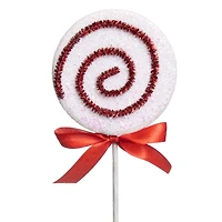 10.25" Red & White Lollipop Pick by Ashland®