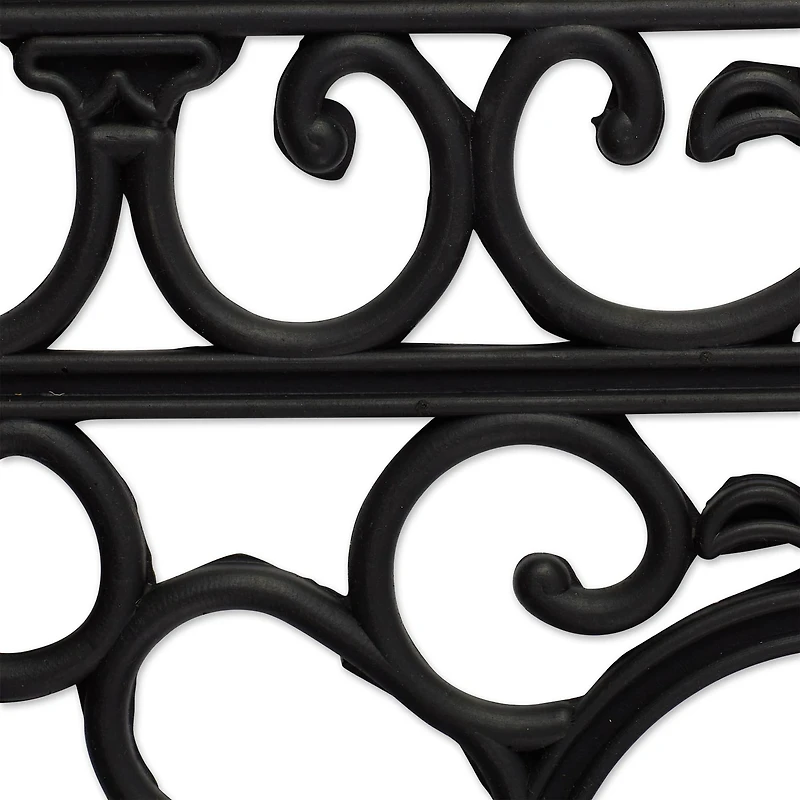 DII® Scroll Half Moon Rubber Doormat