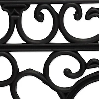 DII® Scroll Half Moon Rubber Doormat