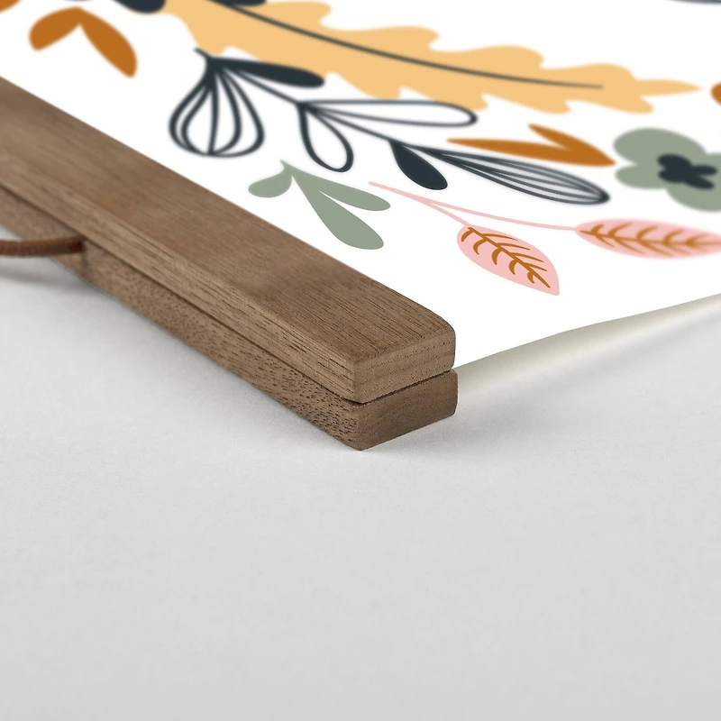 Thank You Mom Teak Hanging Canvas