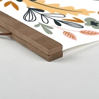 Thank You Mom Teak Hanging Canvas