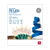 GE StayBright® 70ct. Warm White LED C4 String Lights