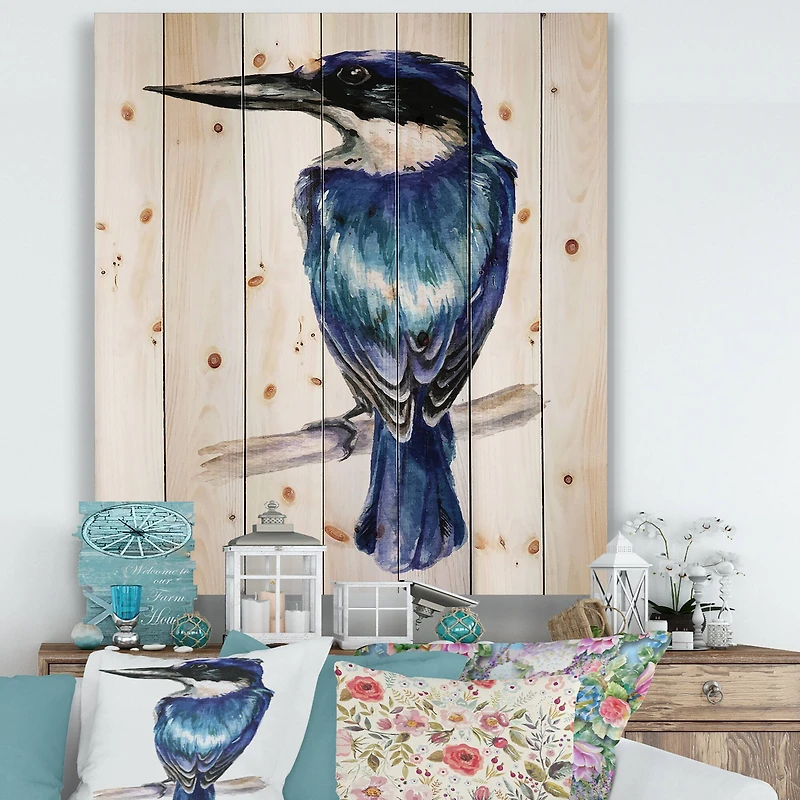Designart - Style Kingfisher Bird