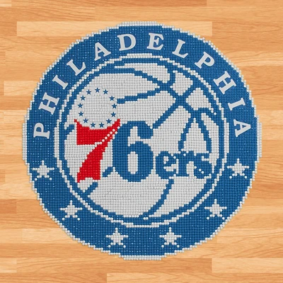 Camelot® Dots Intermediate NBA Philadelphia 76ers Diamond Painting Kit