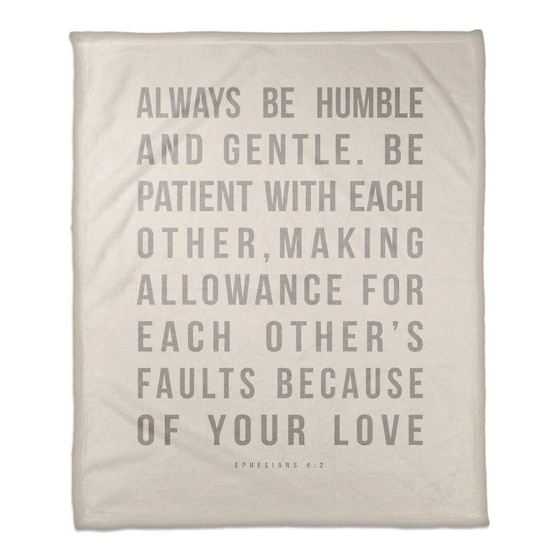 Always Be 50" x 60" Coral Fleece Blanket