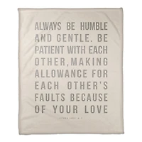 Always Be 50" x 60" Coral Fleece Blanket