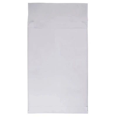 JAM Paper White Tyvek® Expandable Open End Peel & Seal Closure Envelopes