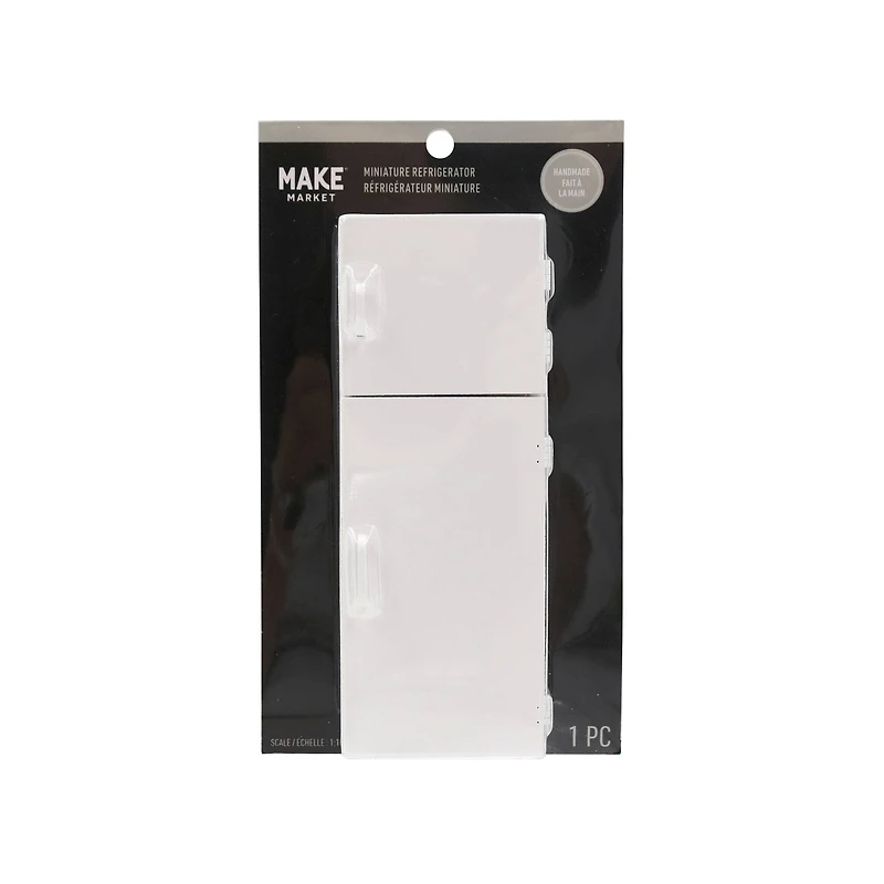 Miniature White Wood Refrigerator by Make Market®