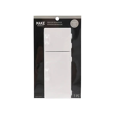 Miniature White Wood Refrigerator by Make Market®