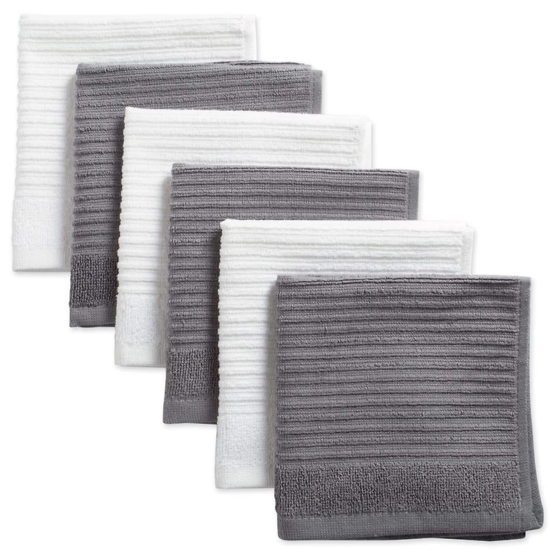 DII® Ribbed Terry Dishcloths